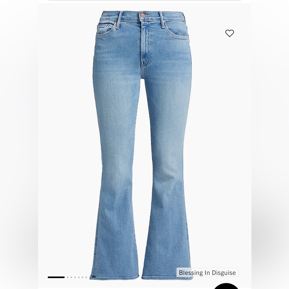 Mother NEW Weekender Mid-Rise Flare Ankle Jeans Size 28 Mfg$248